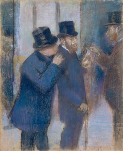 Portraits at the Stock Exchange by Edgar Degas